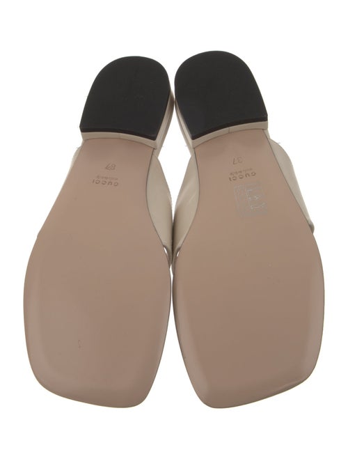 Gucci Interlocking G Logo Leather Slides