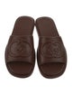 Gucci Interlocking G Logo Leather Slides