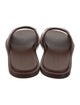 Gucci Interlocking G Logo Leather Slides