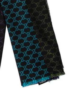 Gucci Wool Printed Scarf