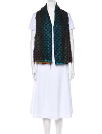 Gucci Wool Printed Scarf