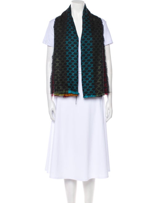 Gucci Wool Printed Scarf