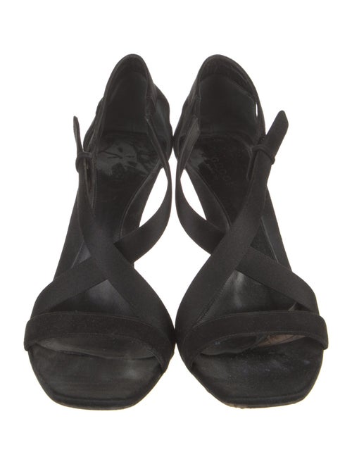 Gucci Suede Slingback Sandals