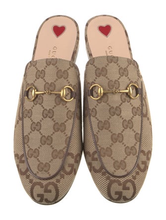Gucci GG Canvas Canvas Mules