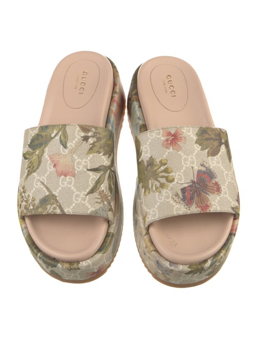 Gucci Flora Print Slides