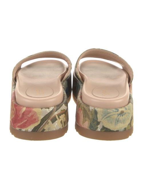 Gucci Flora Print Slides