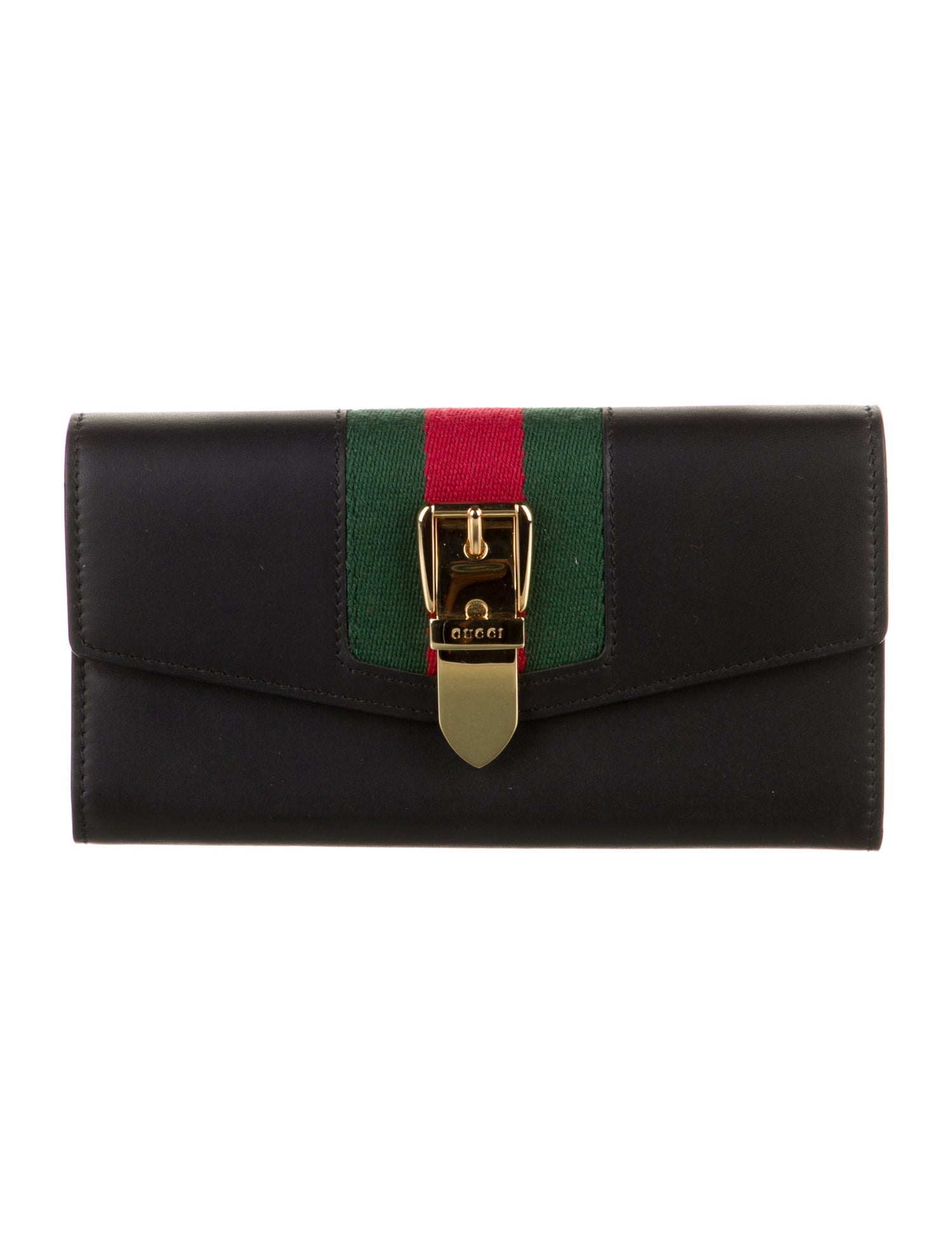 Gucci Sylvie Continental Wallet Web Accent Continental Wallet