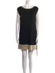 Gucci Bateau Neckline Mini Dress