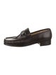 Gucci Horsebit Accent Leather Dress Loafers