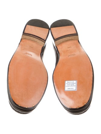 Gucci Horsebit Accent Leather Dress Loafers