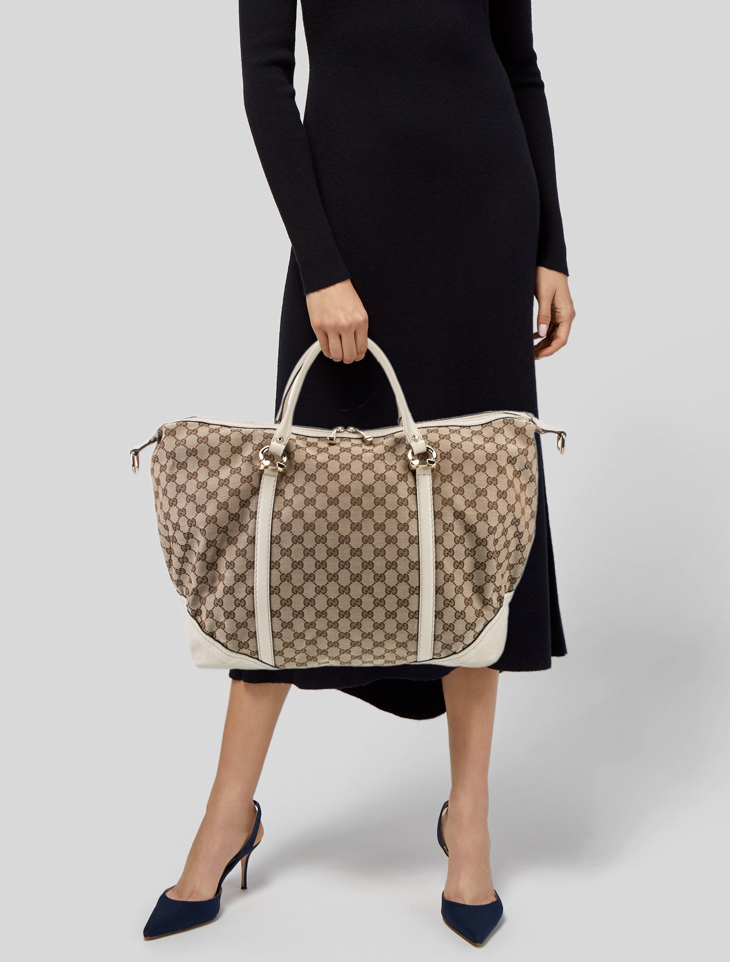 Gucci GG Canvas Weekender Bag