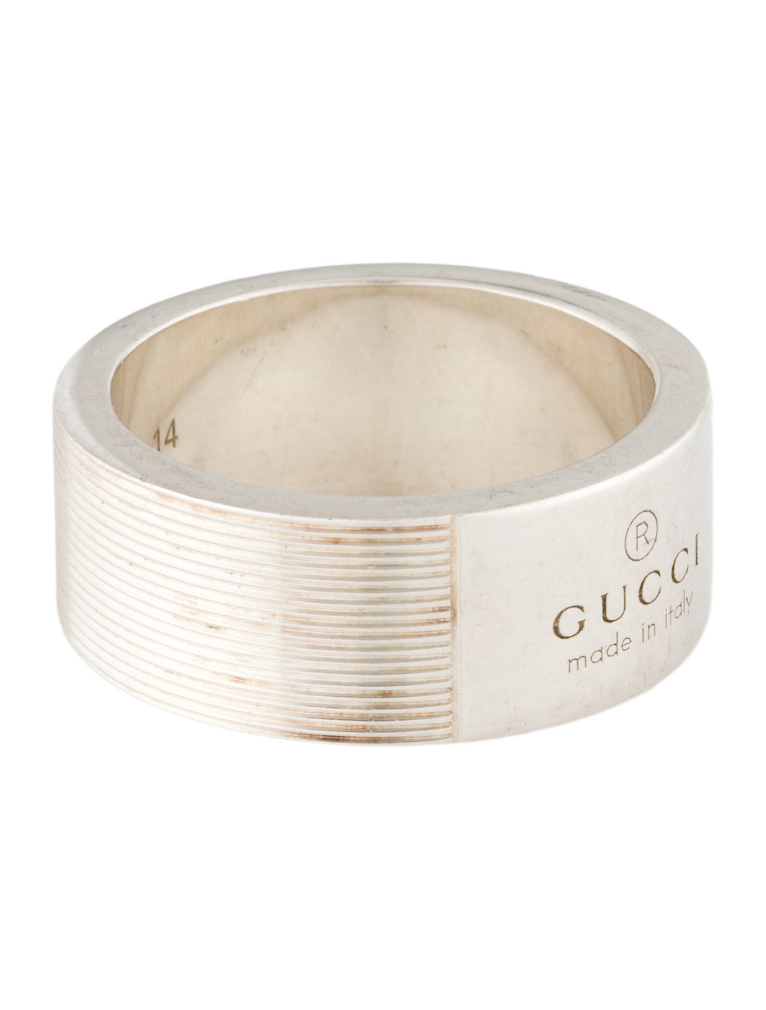 Gucci Grooved Trademark Band