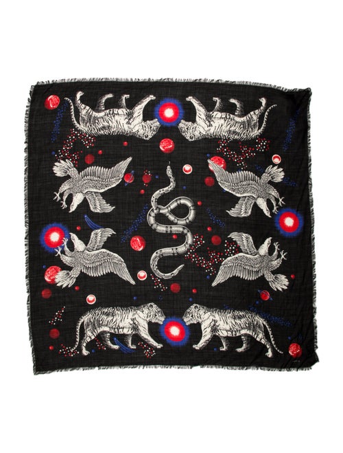 Gucci Flora Print Scarf