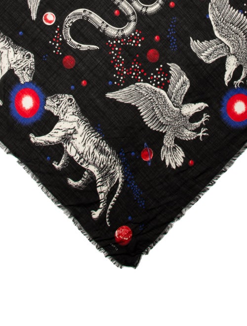 Gucci Flora Print Scarf