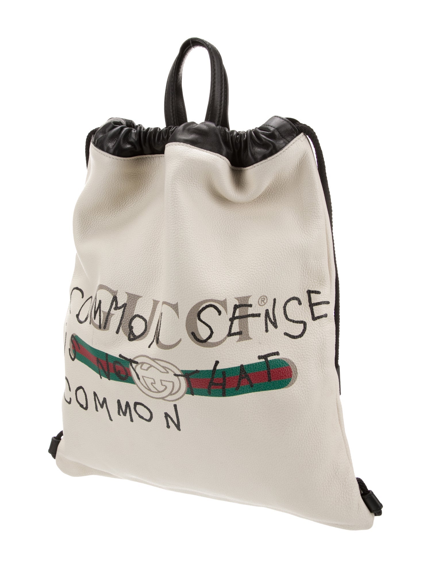 Gucci Web Logo Drawstring