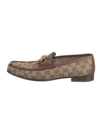 Palace Gucci GG Canvas Canvas Loafers