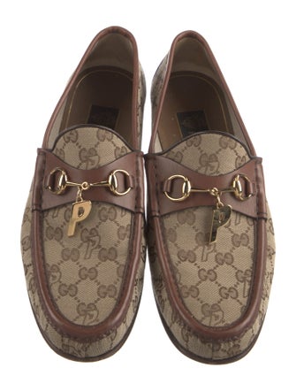 Palace Gucci GG Canvas Canvas Loafers