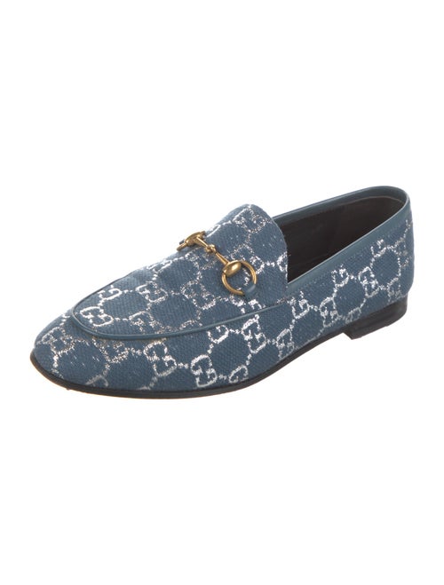 Gucci GG Canvas Denim Loafers