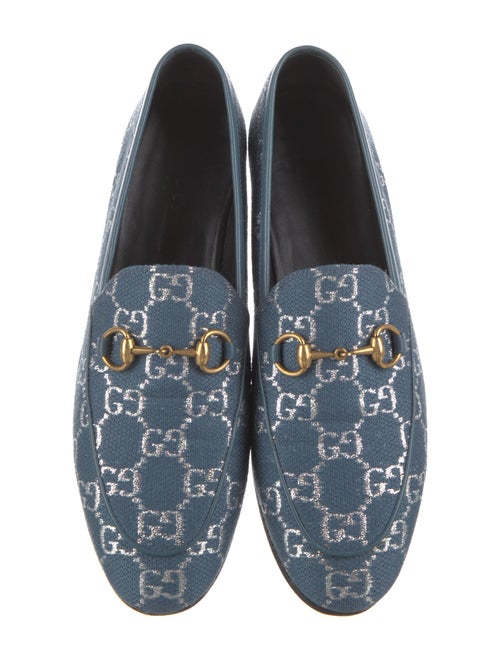 Gucci GG Canvas Denim Loafers