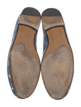 Gucci GG Canvas Denim Loafers