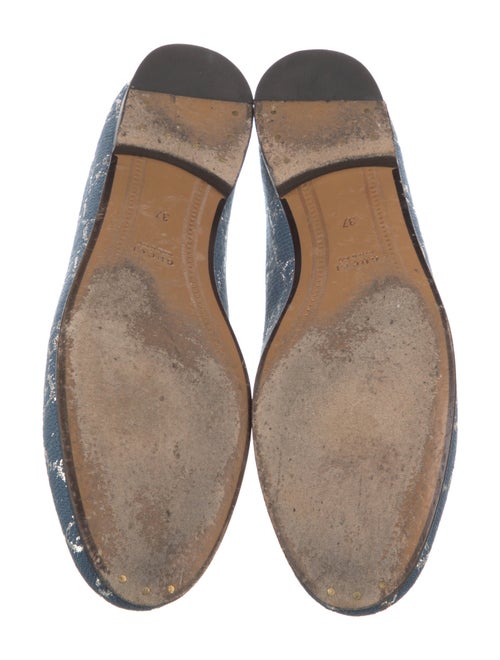 Gucci GG Canvas Denim Loafers