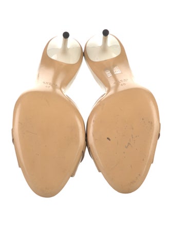 Gucci Horsebit Accent Leather Slides