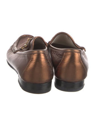 Gucci Horsebit Accent Leather Loafers