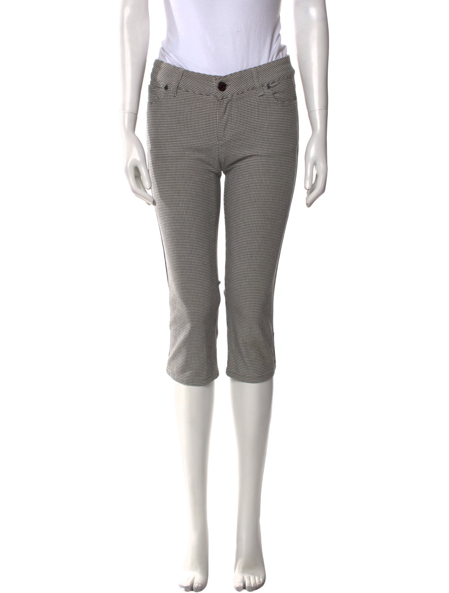 Gucci Plaid Print Straight Leg Pants