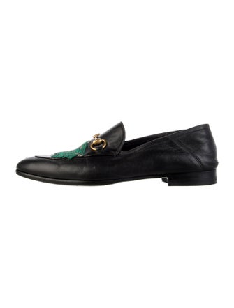 Gucci Brixton Bobcat Horsebit Accent Dress Loafers