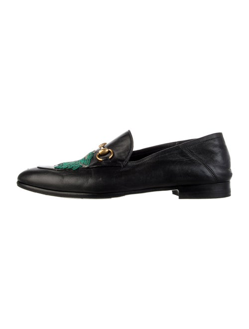 Gucci Brixton Bobcat Horsebit Accent Dress Loafers