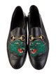 Gucci Brixton Bobcat Horsebit Accent Dress Loafers