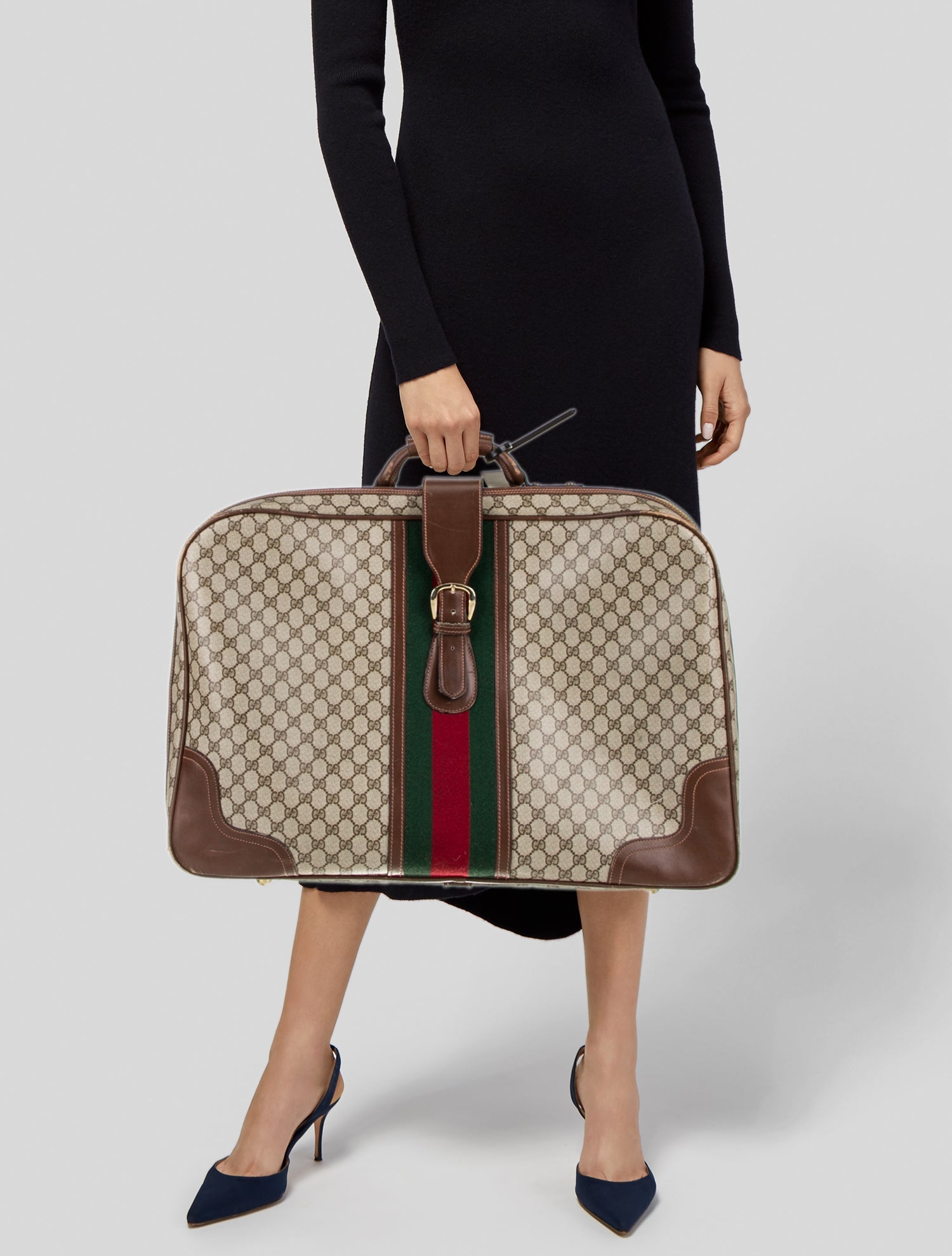 Gucci GG Supreme Suitcase