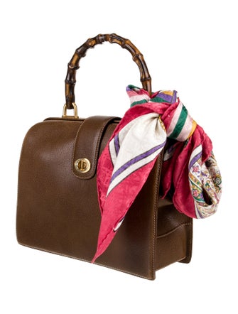 Gucci Leather Top Handle Bag