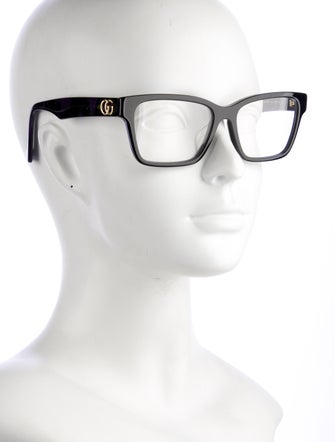Gucci Interlocking G Logo Square Eyeglasses
