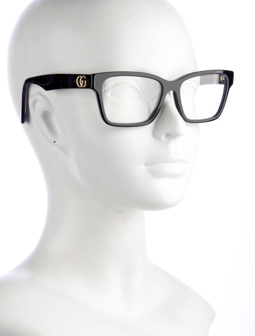 Gucci Interlocking G Logo Square Eyeglasses