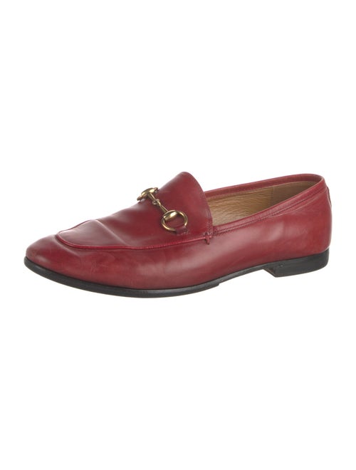 Gucci Horsebit Accent Leather Loafers