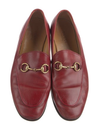 Gucci Horsebit Accent Leather Loafers