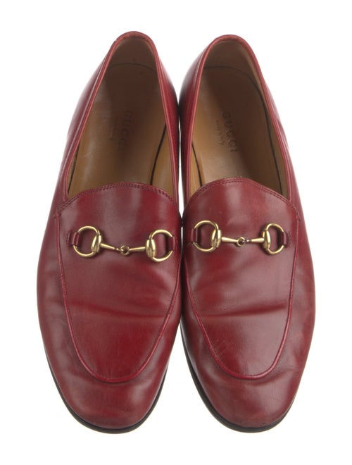 Gucci Horsebit Accent Leather Loafers