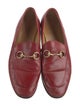 Gucci Horsebit Accent Leather Loafers