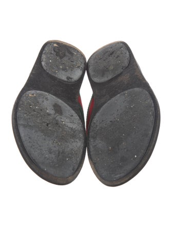 Gucci Web Accent Flip Flops