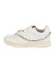 Gucci Leather Crystal Embellishments Sneakers