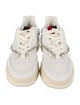 Gucci Leather Crystal Embellishments Sneakers