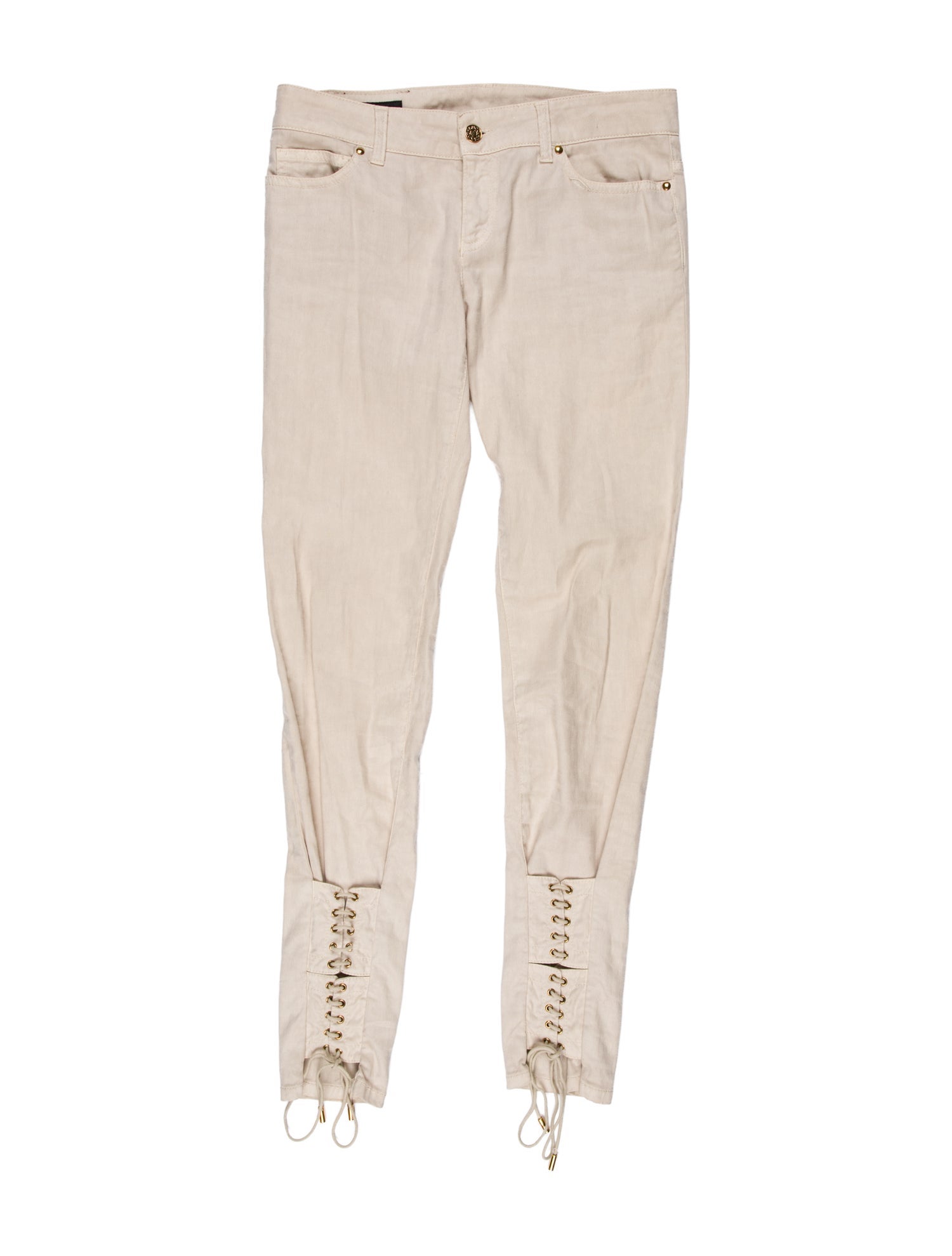 Gucci Linen Skinny Leg Pants