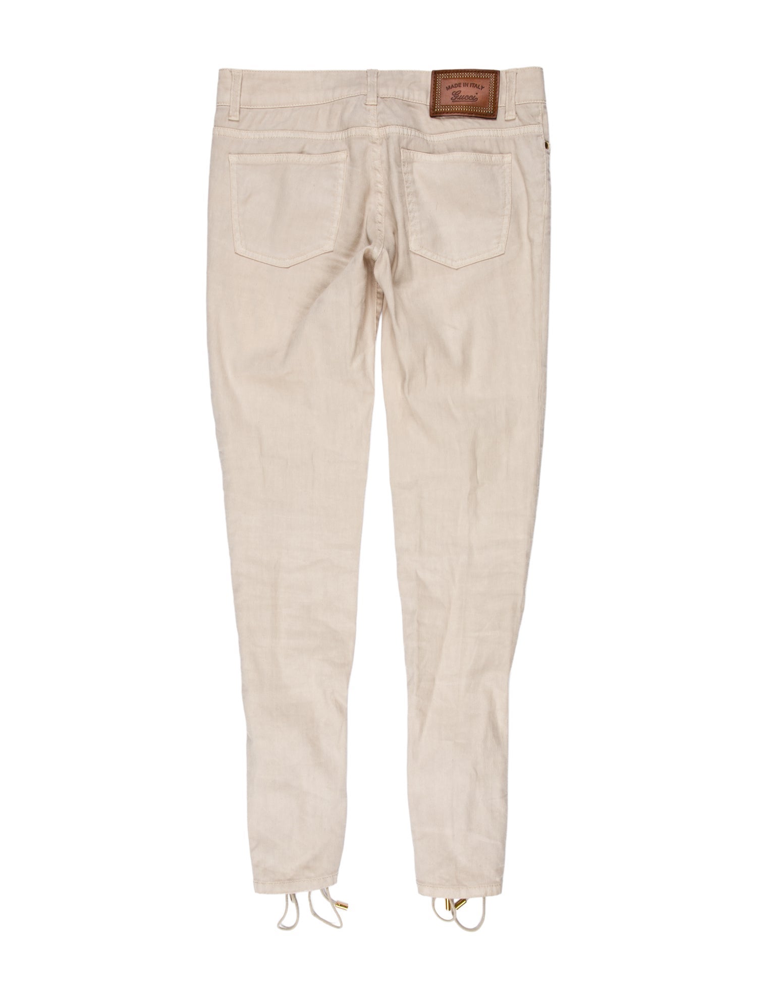 Gucci Linen Skinny Leg Pants