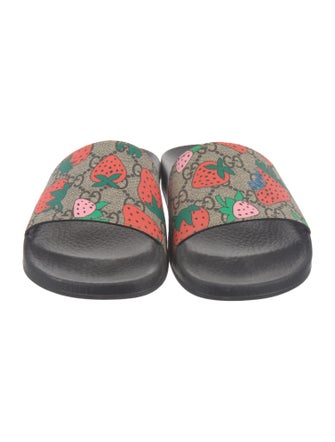 Gucci GG Canvas Slides