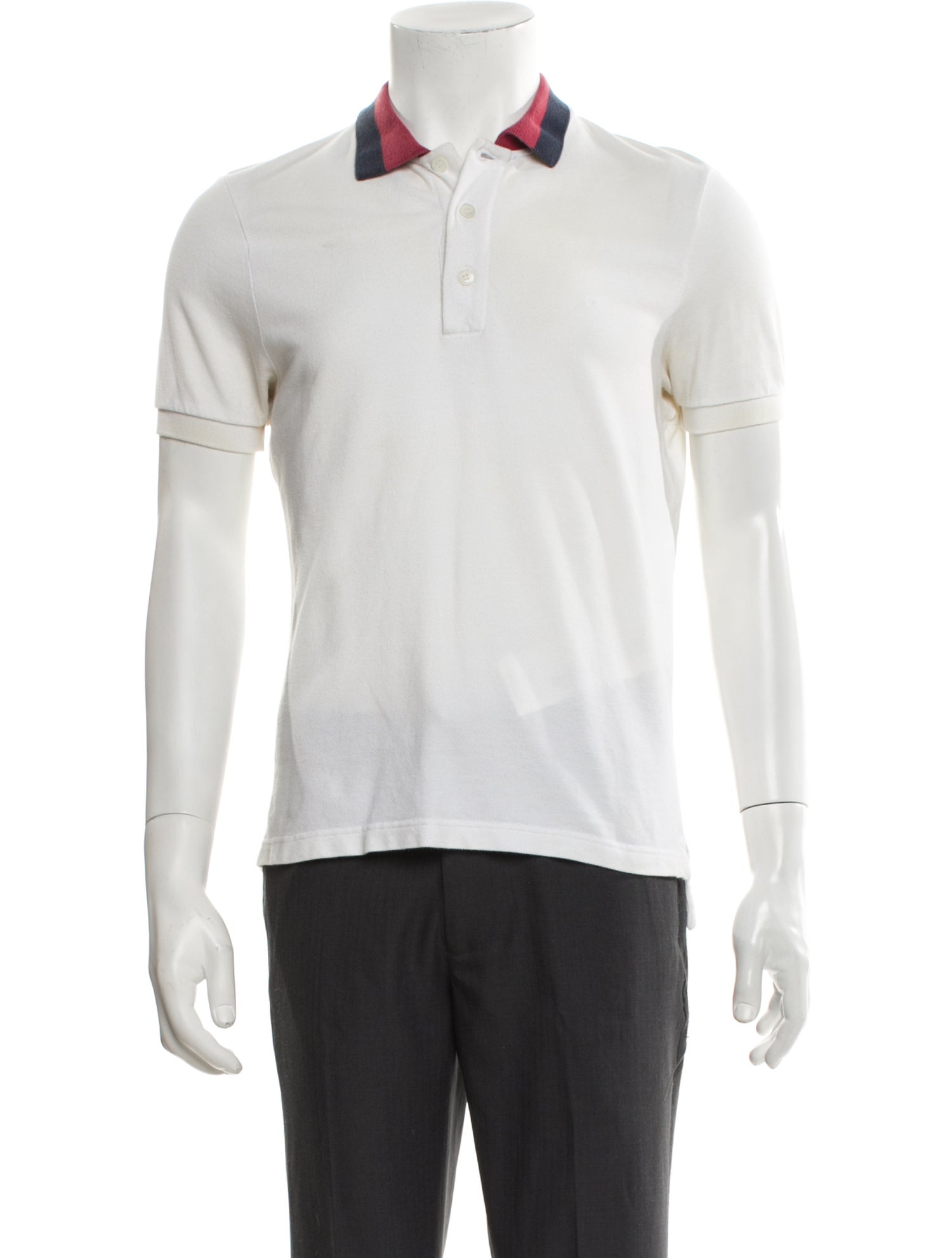 Gucci Vintage Web Accent Polo Shirt