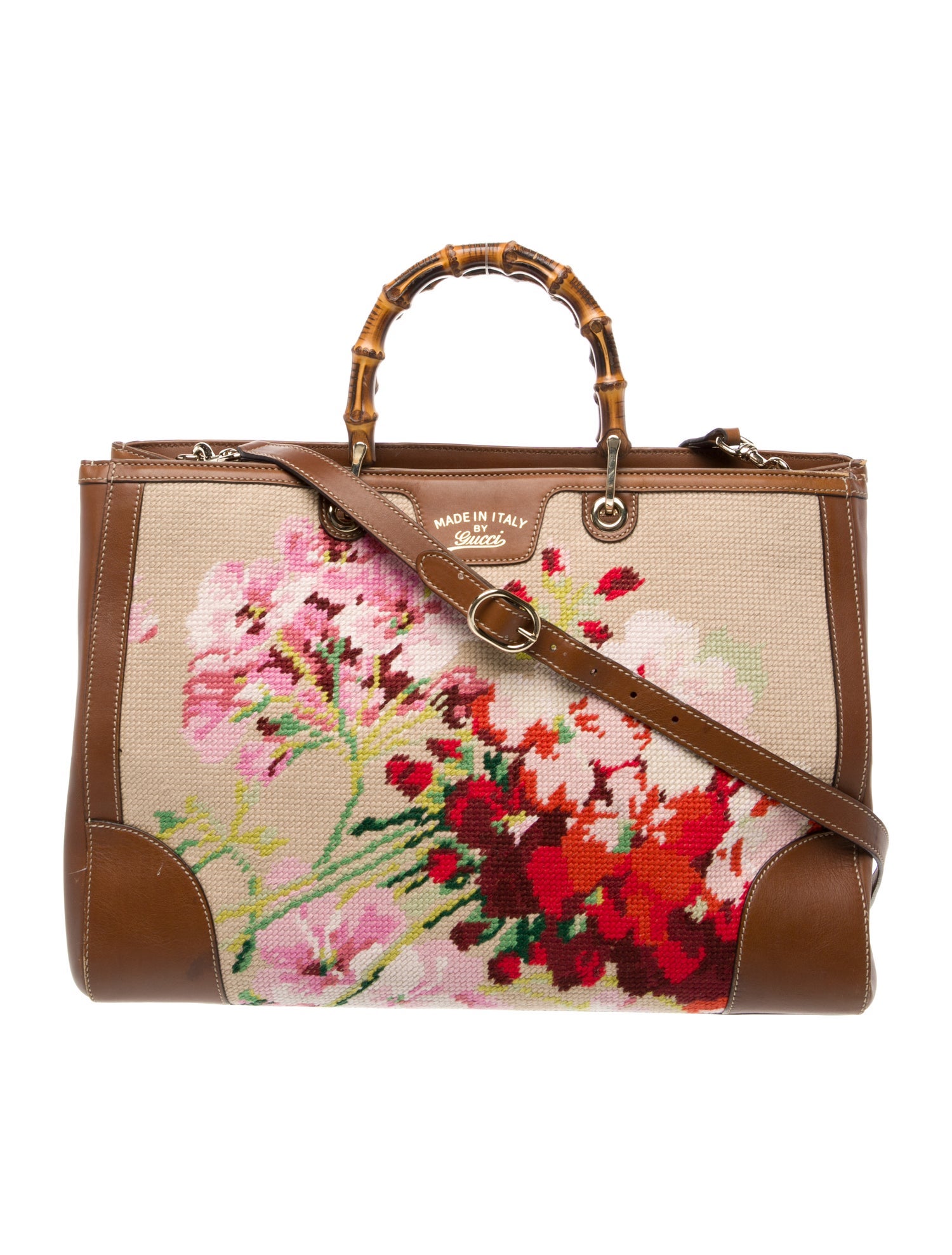 Gucci Blooms Bamboo Shopper