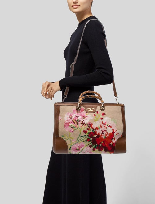 Gucci Blooms Bamboo Shopper