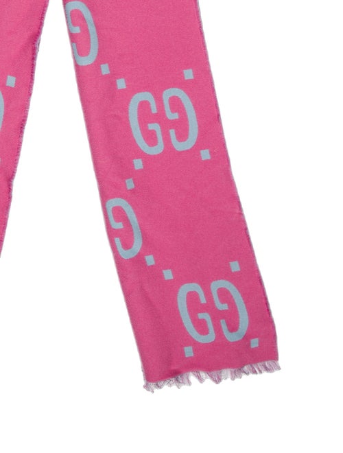 Gucci Wool Printed Scarf