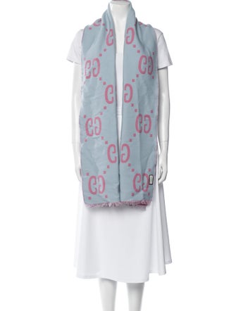 Gucci Wool Printed Scarf